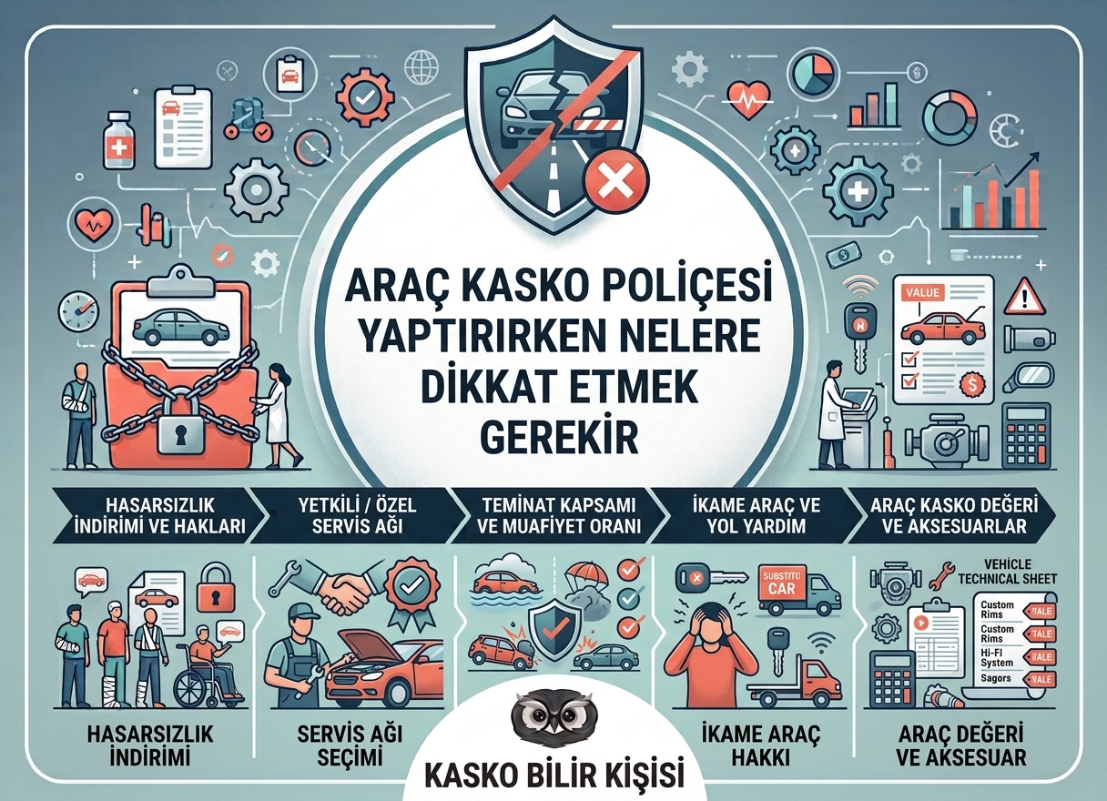 ARAÇ KASKO POLİÇESİ YAPTIRIRKEN NELERE DİKKAT ETMEK GEREKİR?