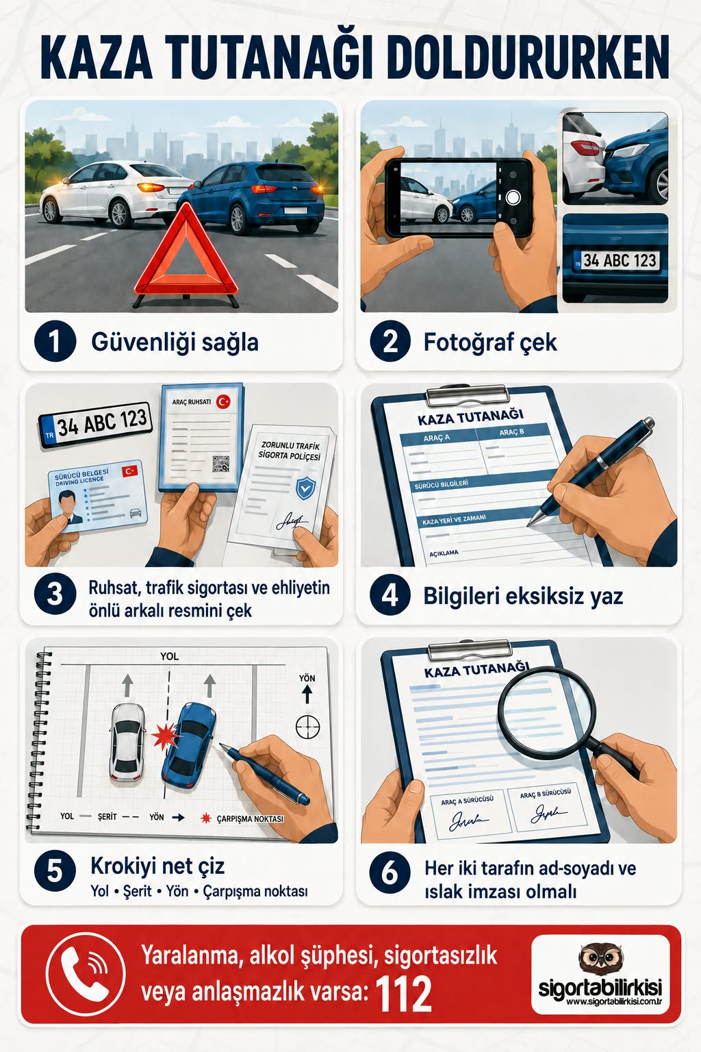 KAZA TESPİT TUTANAĞI DOLDURUKEN DİKKAT EDİLMESİ GEREKENLER