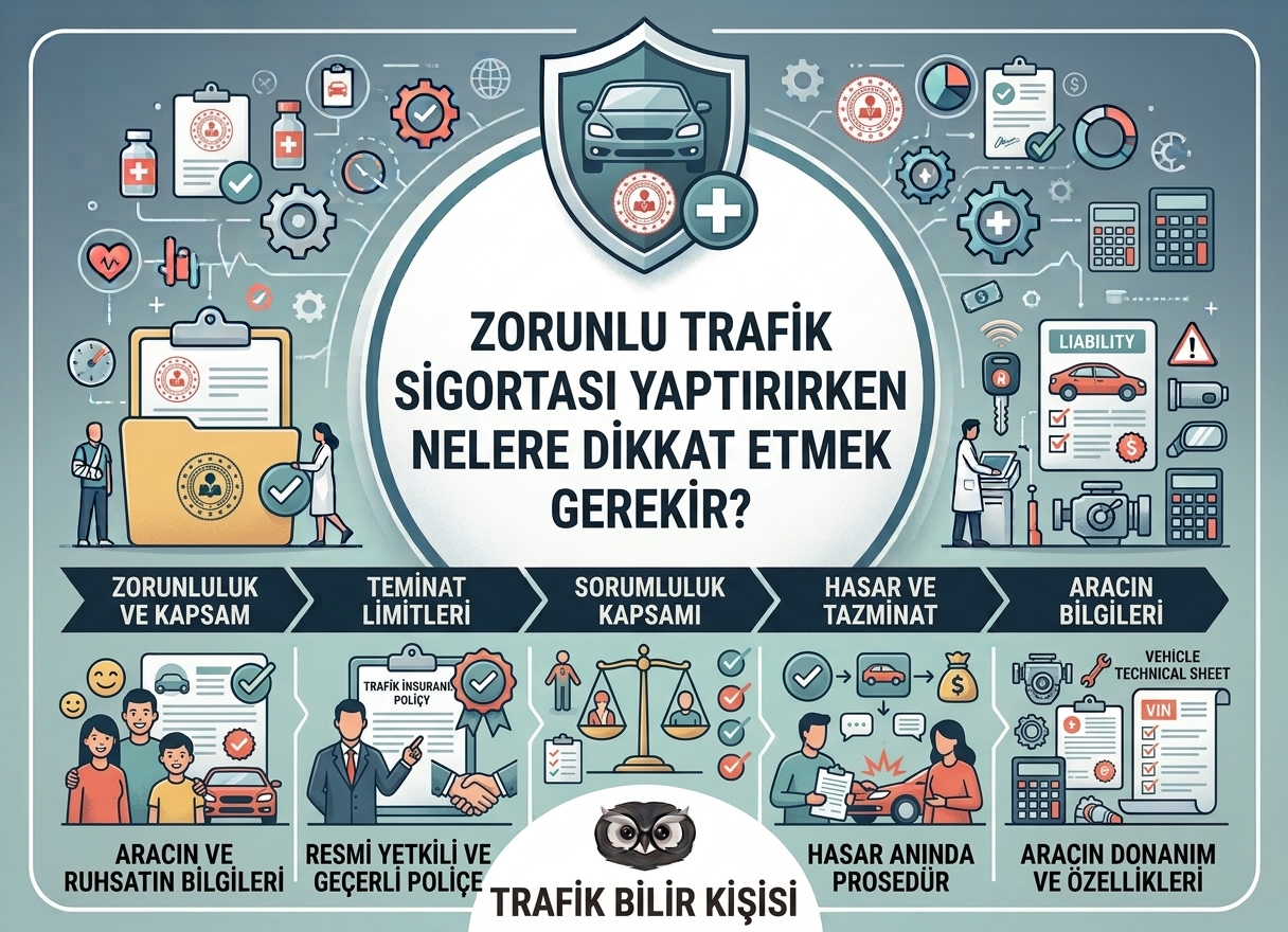 ZORUNLU TRAFİK SİGORTASI YAPTIRIRKEN NELERE DİKKAT ETMEK GEREKİR?